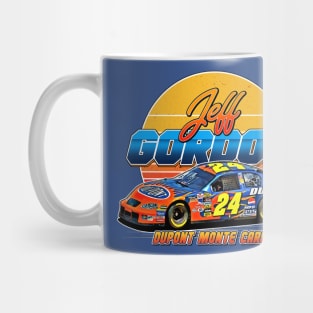 Jeff Gordon Flames 24 Legend Retro Mug